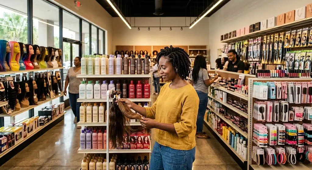 Beauty Max Ocala beauty supply store with hair products and cosmetics