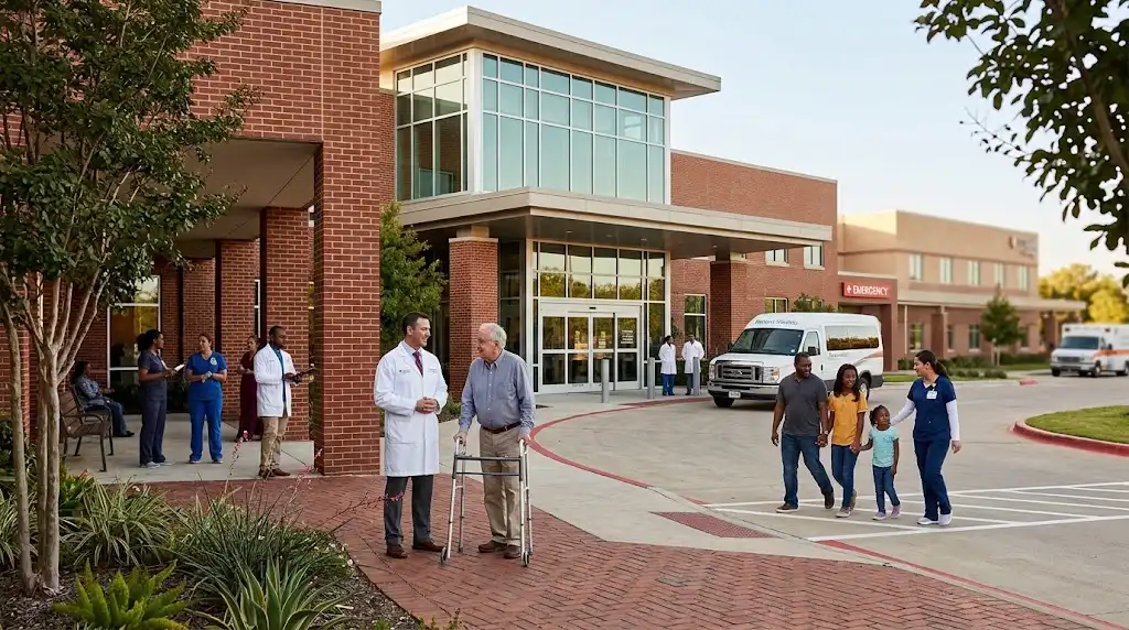 UT Health Carthage healthcare facility representing hospital and community medical services