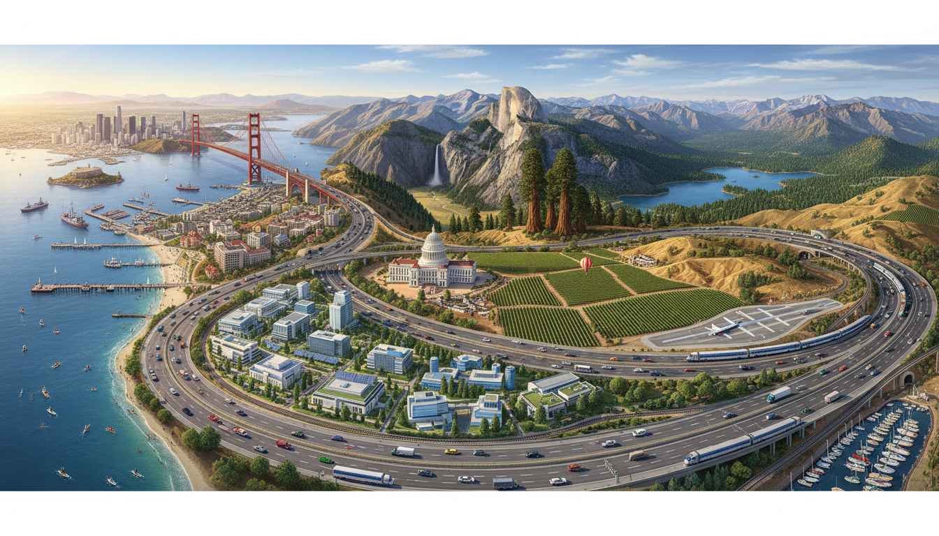 most popular places to visit in california