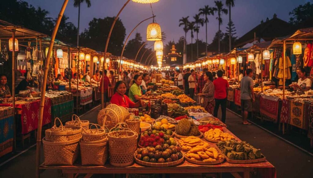 places to visit in ubud at night